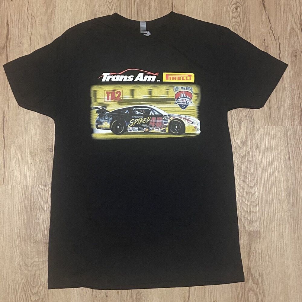 PIRELLI TRANS AM T Shirt Short Sleeve black M Music City Big Machine Medium
